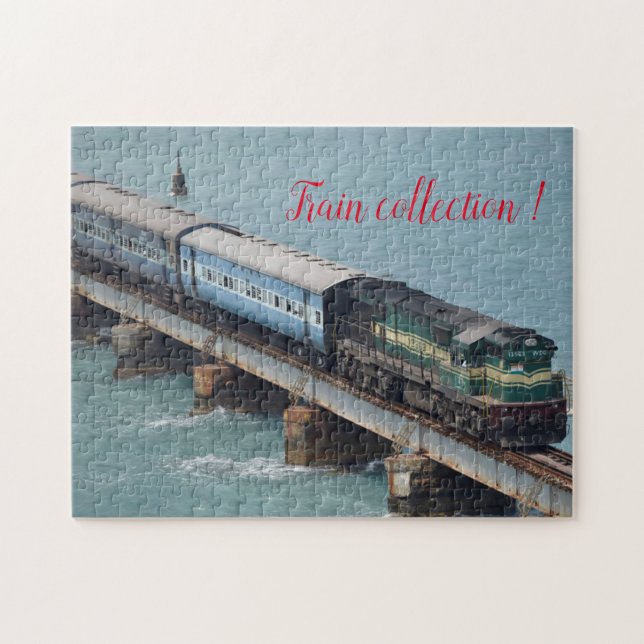 Fun Art Train Picture Family Puzzle (Horizontal)