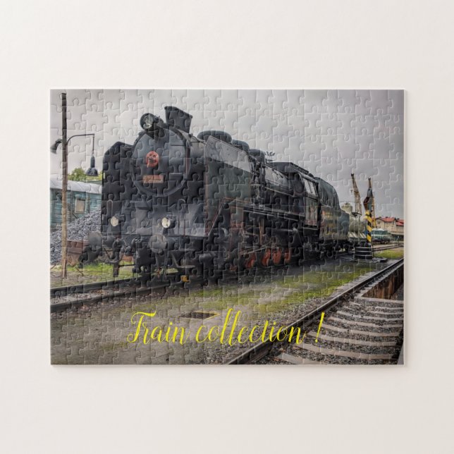 Fun Art Train Picture Family Puzzle (Horizontal)
