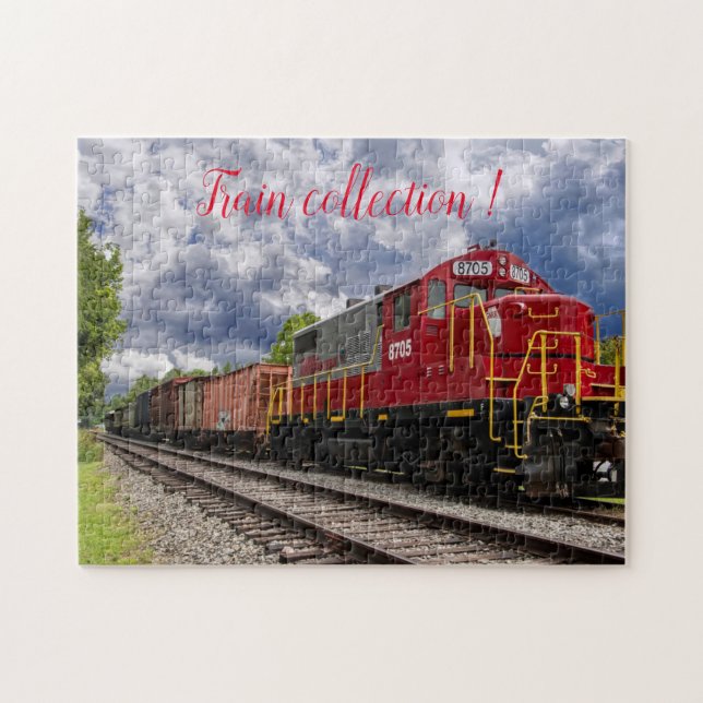 Fun Art Train Picture Family Puzzle (Horizontal)