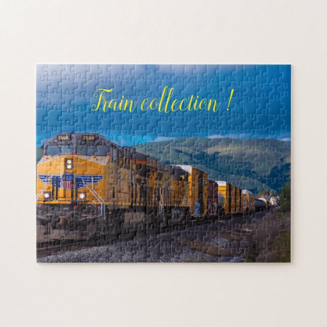 Fun Art Train Picture Family Puzzle (Horizontal)