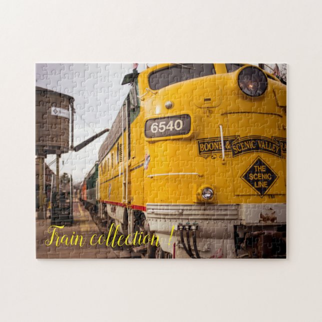Fun Art Train Picture Family Puzzle (Horizontal)