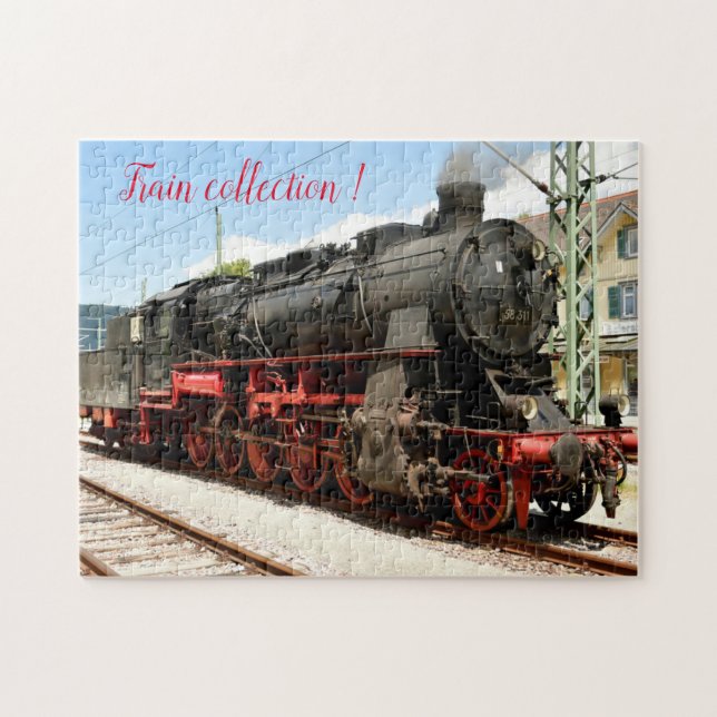 Fun Art Train Picture Family Puzzle (Horizontal)