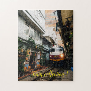 Fun Art Train Picture Family Puzzle