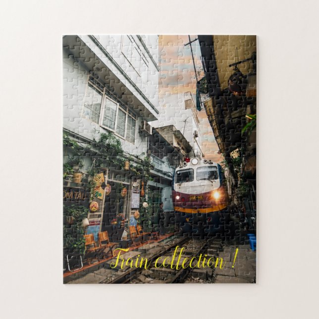 Fun Art Train Picture Family Puzzle (Vertikal)