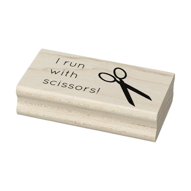 Fun Artist Scissors Rubber Briefmarke Gummistempel (Stempel)