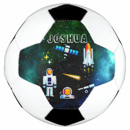 Fun Astronaut Collage Personalisiert Fußball