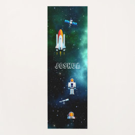 Fun Astronaut Collage Yogamatte