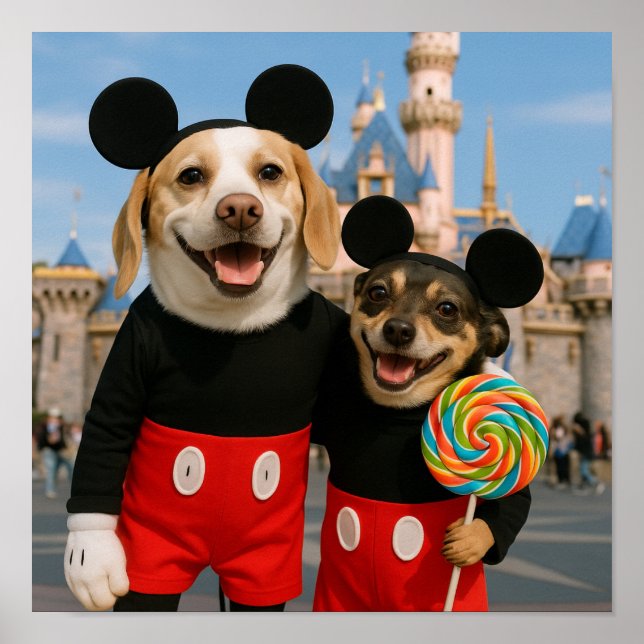 "Fun at Disney" Poster (Vorne)