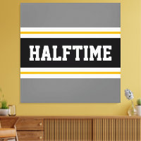 Fun Athletic Moderne Gray Black HALFTIME Streifen