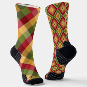 Fun Athletic Socks, funky farbenfroh, schlecht abg Socken