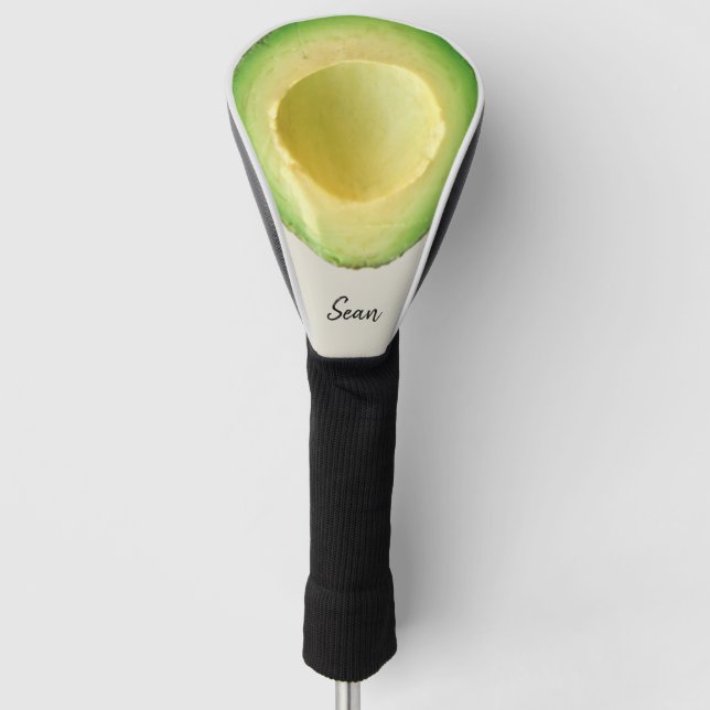 Fun Avocado 4Sean (Name) Golf Headcover (Vorderseite)