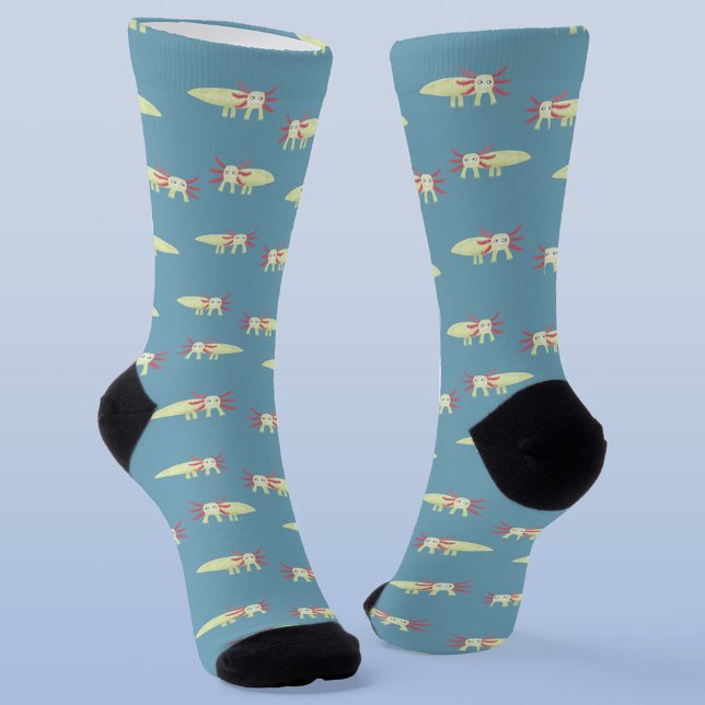 Fun Axolotl Socken (Von Creator hochgeladen)