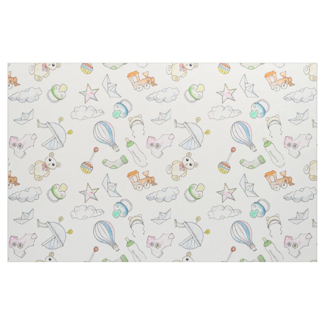 Fun Baby Dinge Stoff (Fat Quarter (45,7 x 55,9 cm))