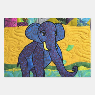 Fun Baby Elephant - quillike Design Geschenkpapier Set