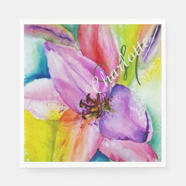 Fun Baby Shower Party Serviette (Vorderseite)