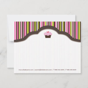 Fun Bakery Cupcake Notecards Mitteilungskarte