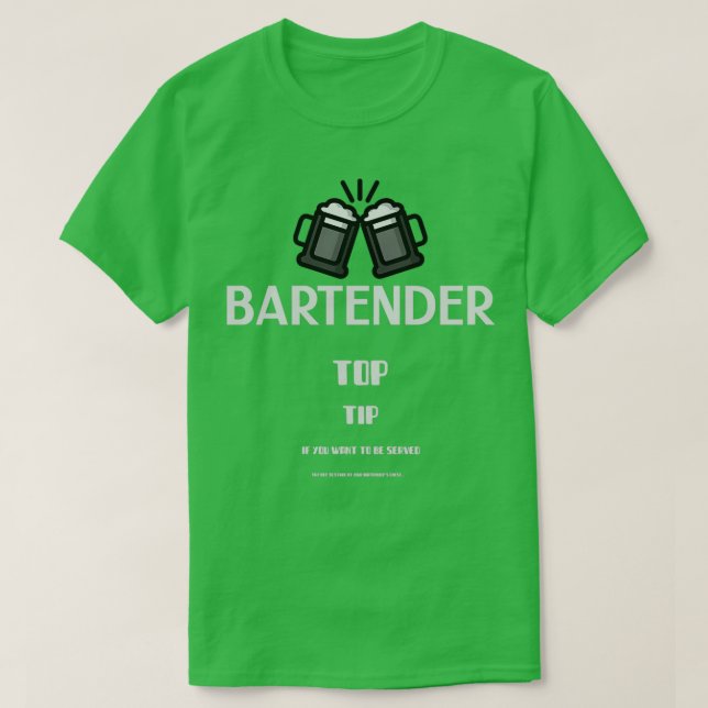 Fun Barkeeper T-Shirt (Design vorne)