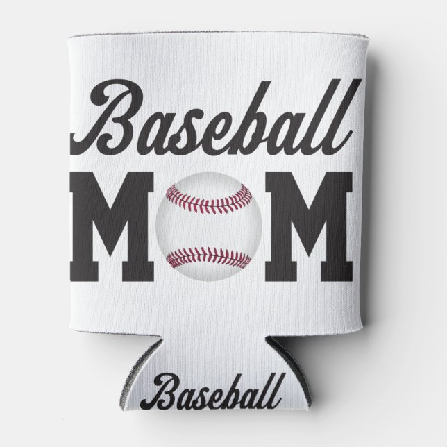 Fun Baseball-Mama Dosenkühler (Vorderseite)