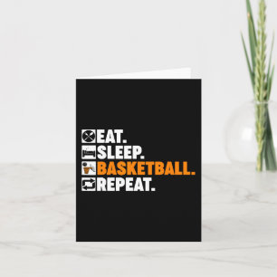 Fun Basketball für Männer Frauen Team Sport Basket Karte