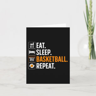 Fun Basketball für Männer Frauen Team Sport Basket Karte