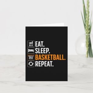 Fun Basketball für Männer Frauen Team Sport Basket Karte