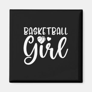 Fun Basketball Girl Basketball Lover Magnet