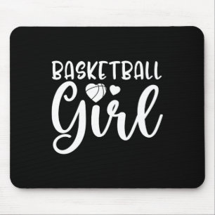Fun Basketball Girl Basketball Lover Mousepad