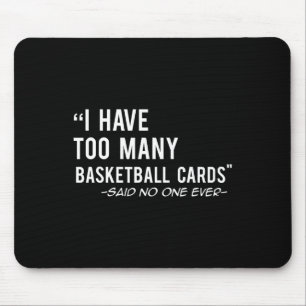 Fun Basketball Karten Sammlergeschenk Mousepad