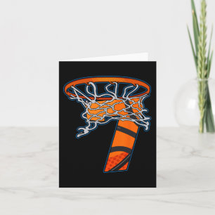 Fun Basketball Team Sport Fan 7 Jahre alt 7. Gebur Karte