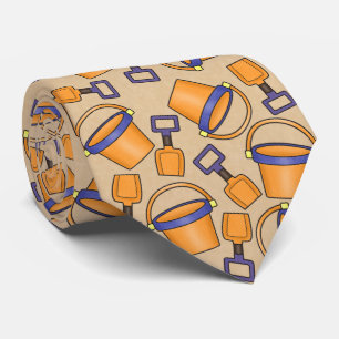 Fun Beach Ecket Muster Krawatte