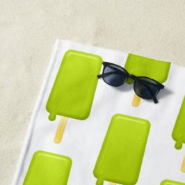 Fun Beach Towel - Ice Lollies Green Strandtuch
