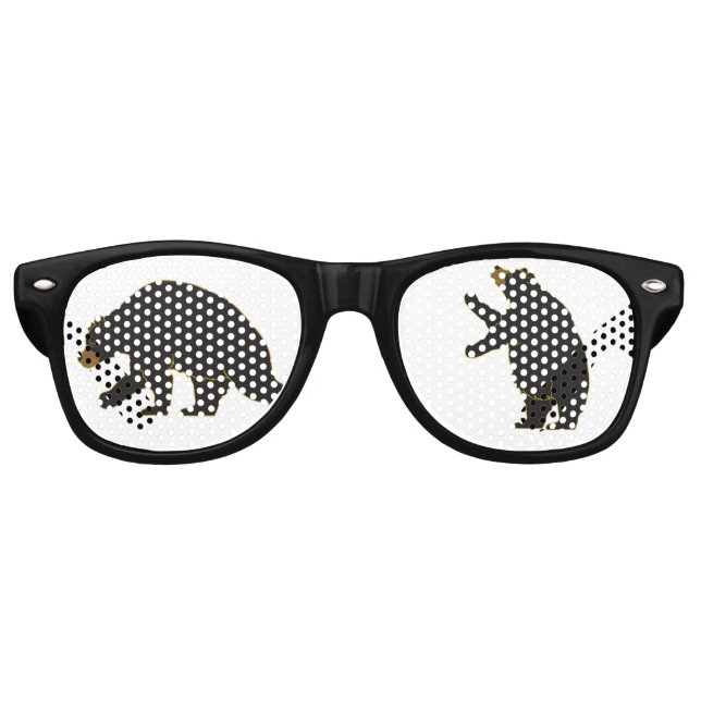 Fun Bear Glasses Sonnenbrille (Vorderseite)