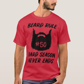 Fun Beard Regel Bartmännchen Ich Mustache Goa Haar T-Shirt