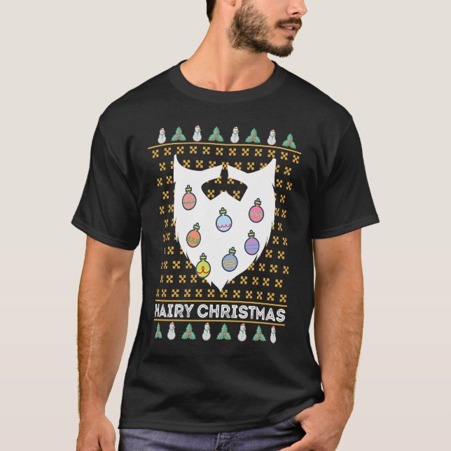Fun bearded festive  men with the big beards T-Shirt (Vorderseite)