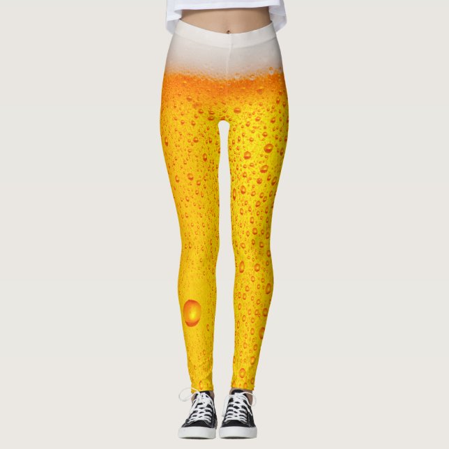 Fun Beer Brewery trinkt Happy Hour Party Leggings (Vorderseite)