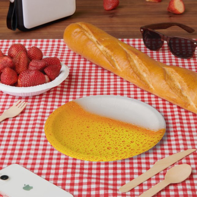 Fun Beer Brewery trinkt Happy Hour Party Pappteller (Picknick)