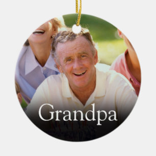 Fun Best je Opa Papa Definition Foto Keramik Ornament