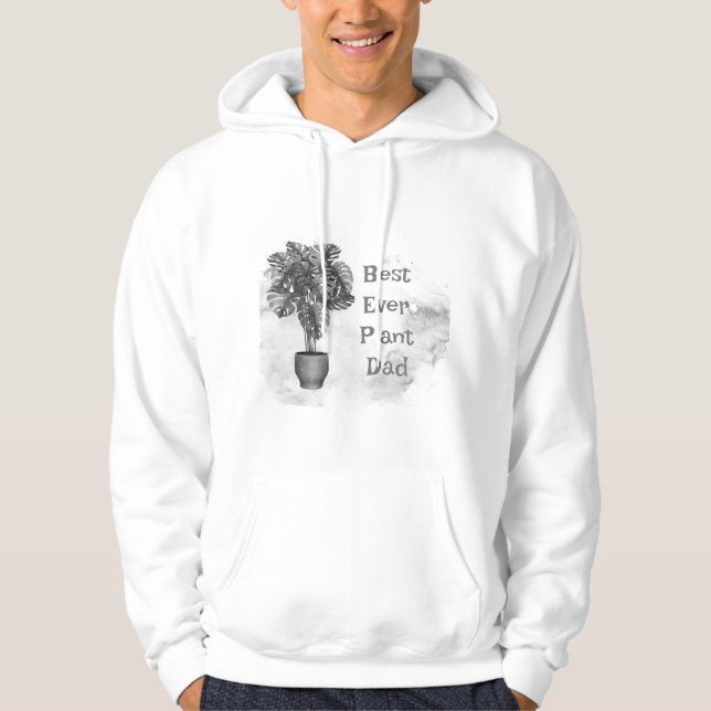 Fun Beste je Pflanze Vater Haushaltspflanze Monste Hoodie (Vorderseite)
