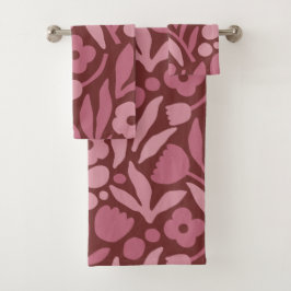 Fun Big Blume Fett Color Badhandtuch Set