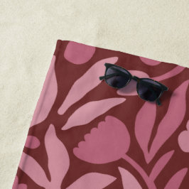 Fun Big Blume Fett Color Strandtuch