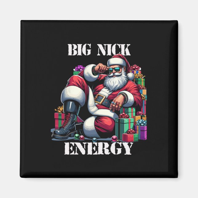 Fun Big Nick Energy Fun Weihnachten Weihnachten We Magnet (Vorne)