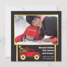 Fun Billboard Style Modernes Foto Weihnachten