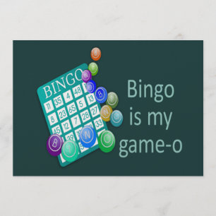 Fun Bingo Geburtstagsparty oder Gruppenveranstaltu Einladung
