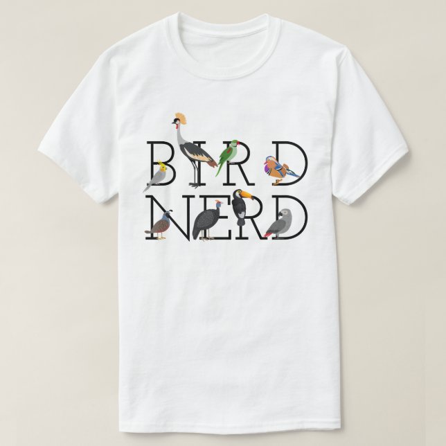 Fun-Bird-Nerd-T - Shirt (Design vorne)
