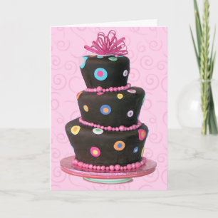 Fun Birthday Cake Card Karte