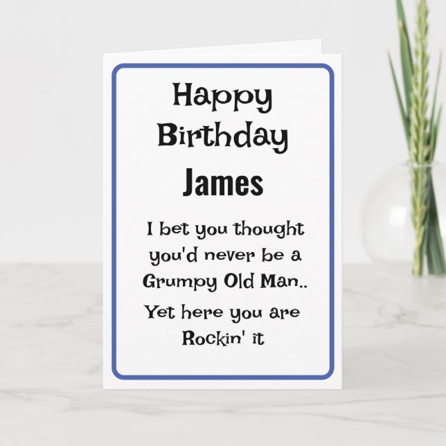 Fun Birthday Card Karte (Vorderseite)