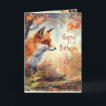 Fun Birthday Son Proud of Animal Nature Karte<br><div class="desc">Spaß am Geburtstag für das Sonnenstudio der Tierwelt</div>