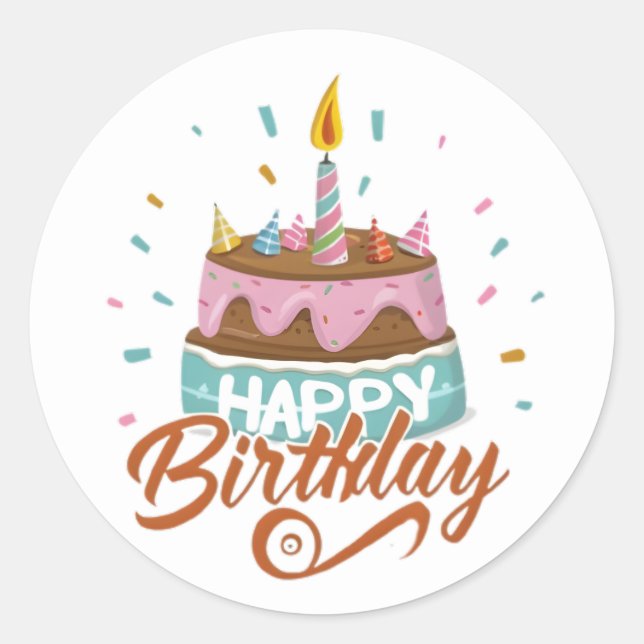 Fun Birthday Stickers (Vorderseite)