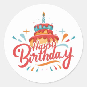 Fun Birthday Stickers