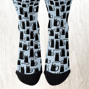 Fun Black Cat Socken